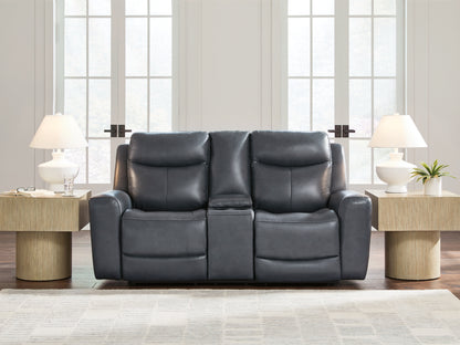 Pines Furniture Outlet - Ashley Furniture - Next Move Living Room - PWR REC Loveseat/CON/ADJ HDRST / Admiral - PCU1210018