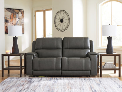 Pines Furniture Outlet - Ashley Furniture - 5Z - Pittson Sectional - 2-Piece Power Reclining Sectional Loveseat - PCU12600S1