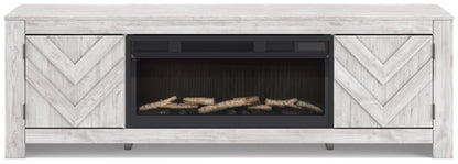 Cayboni 71" TV Stand with Electric Fireplace